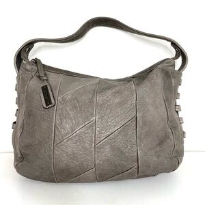 ABRO Distressed Leather Patchwork Boho Hobo Shoulder Bag